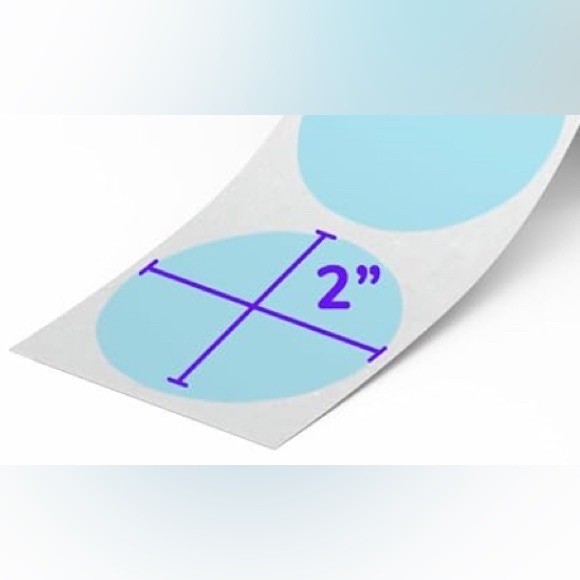30 STICKERS - 2” ROUND - SIZE M LABELS - Picture 4 of 5